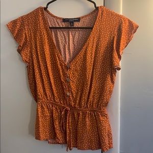 Amber color blouse